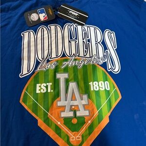 Los Angeles Dodgers Blue Graphic T-Shirt